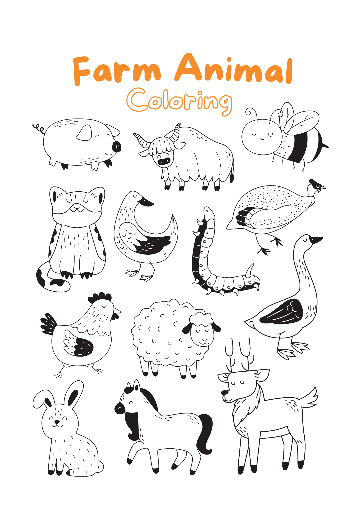 91 Wild Animal Coloring Pages Printable 91