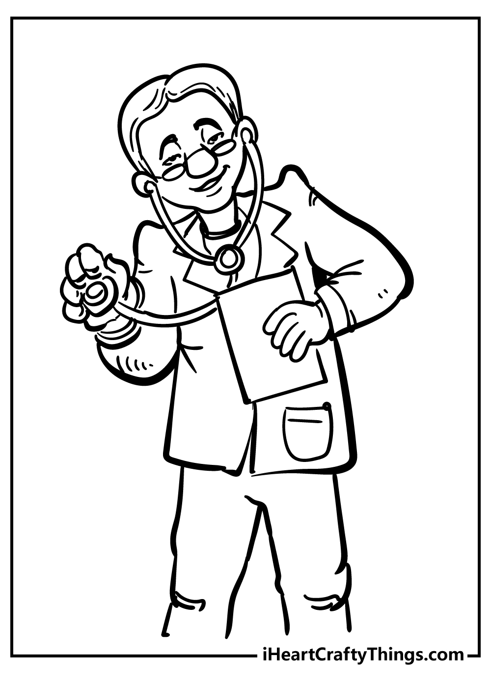 92 Doctor Coloring Pages Printable 1