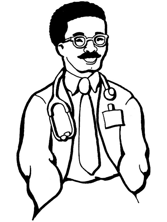 92 Doctor Coloring Pages Printable 12