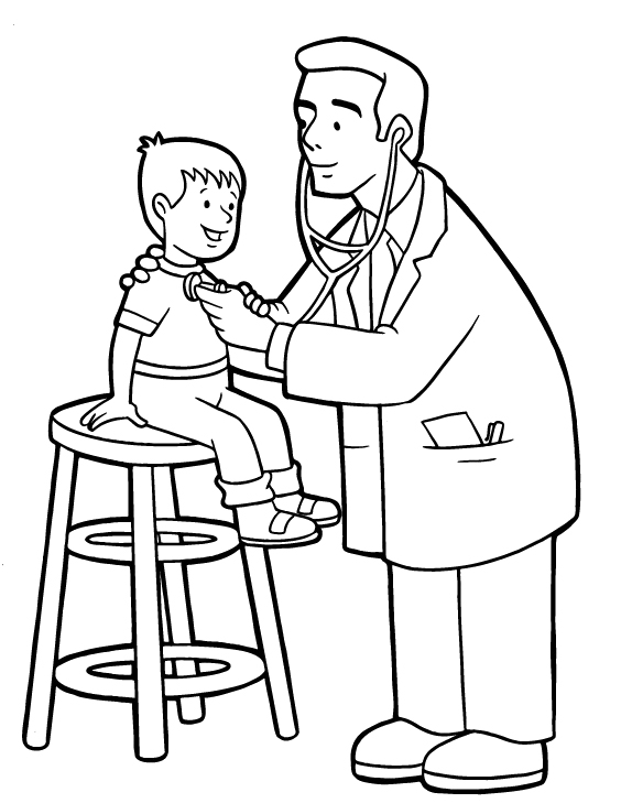 92 Doctor Coloring Pages Printable 13