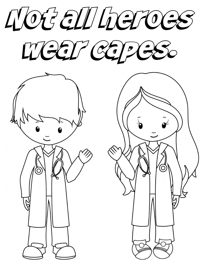 92 Doctor Coloring Pages Printable 16