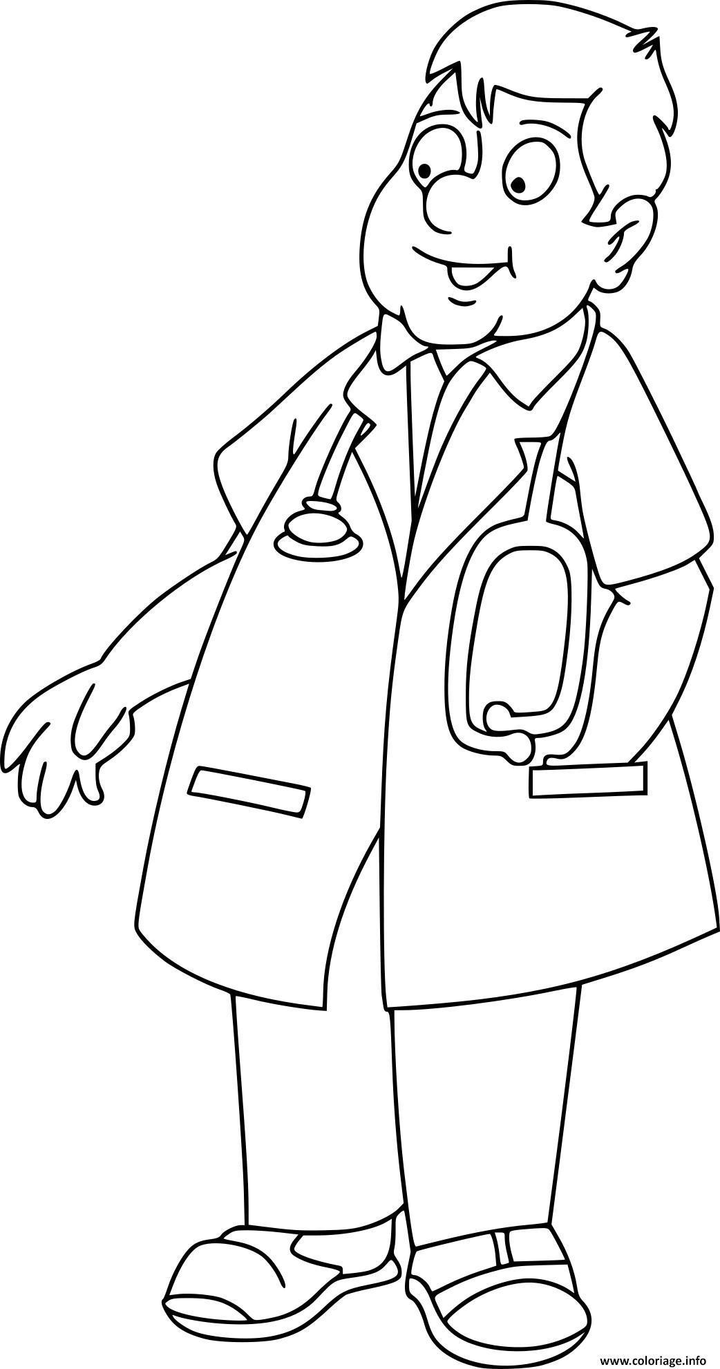 92 Doctor Coloring Pages Printable 34