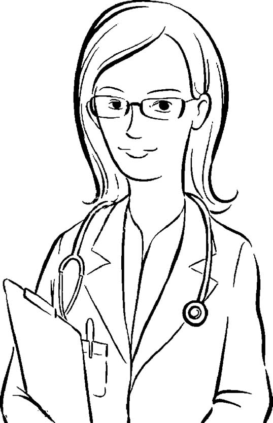 92 Doctor Coloring Pages Printable 37