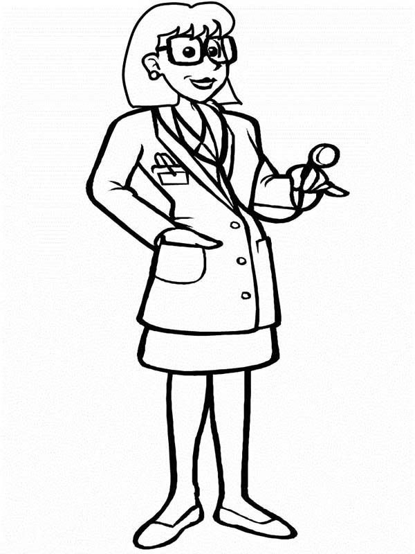 92 Doctor Coloring Pages Printable 4