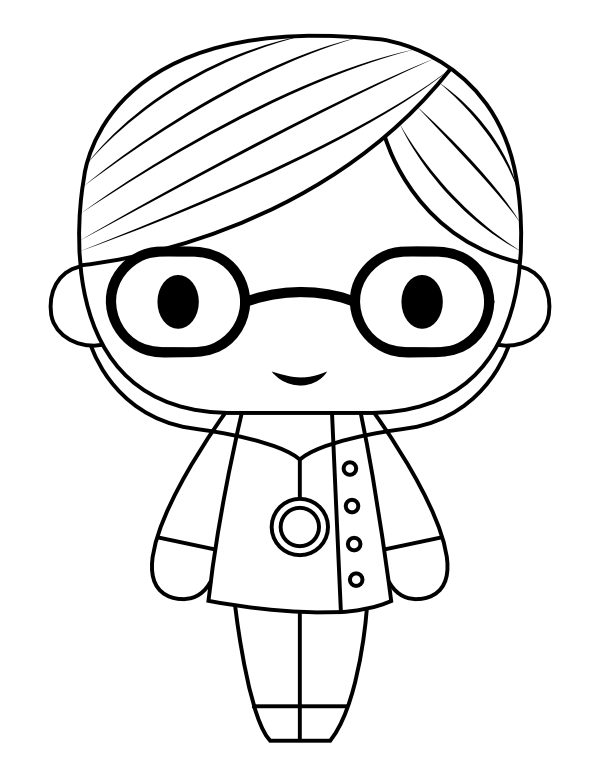 92 Doctor Coloring Pages Printable 41