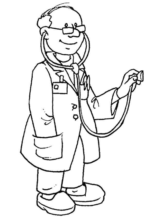 92 Doctor Coloring Pages Printable 47