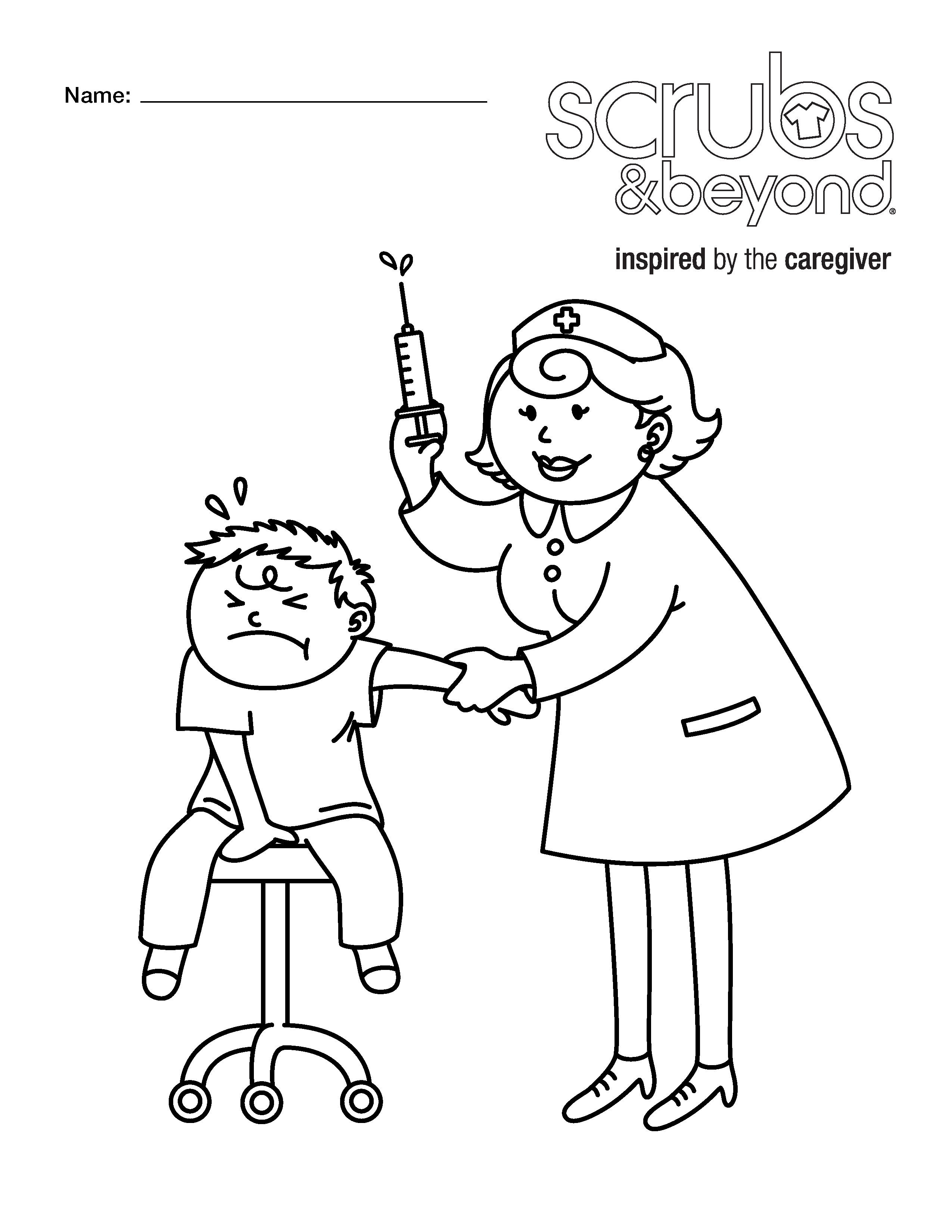 92 Doctor Coloring Pages Printable 5