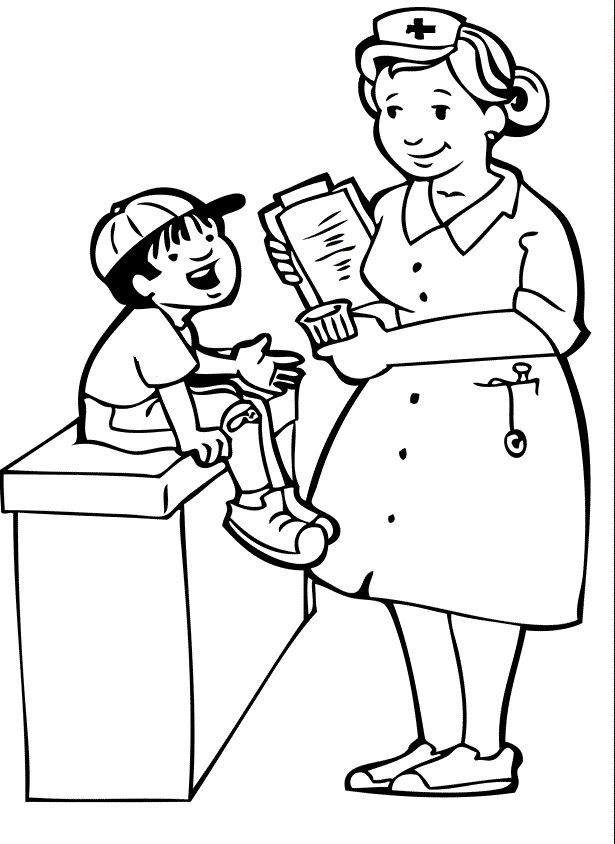 92 Doctor Coloring Pages Printable 54