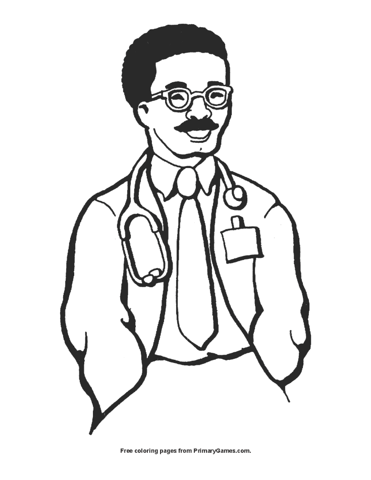 92 Doctor Coloring Pages Printable 59