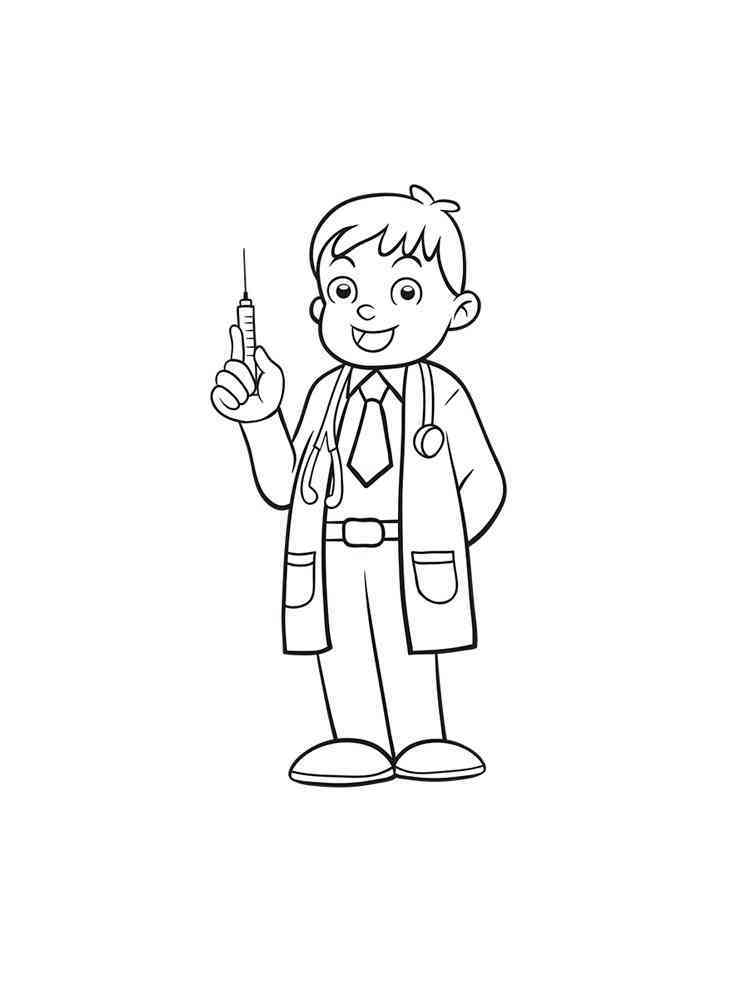 92 Doctor Coloring Pages Printable 60