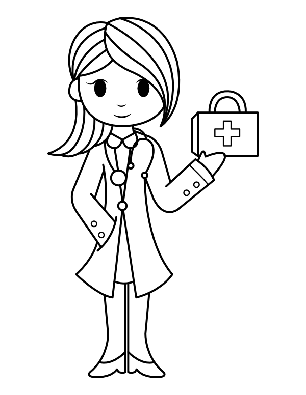 92 Doctor Coloring Pages Printable 66