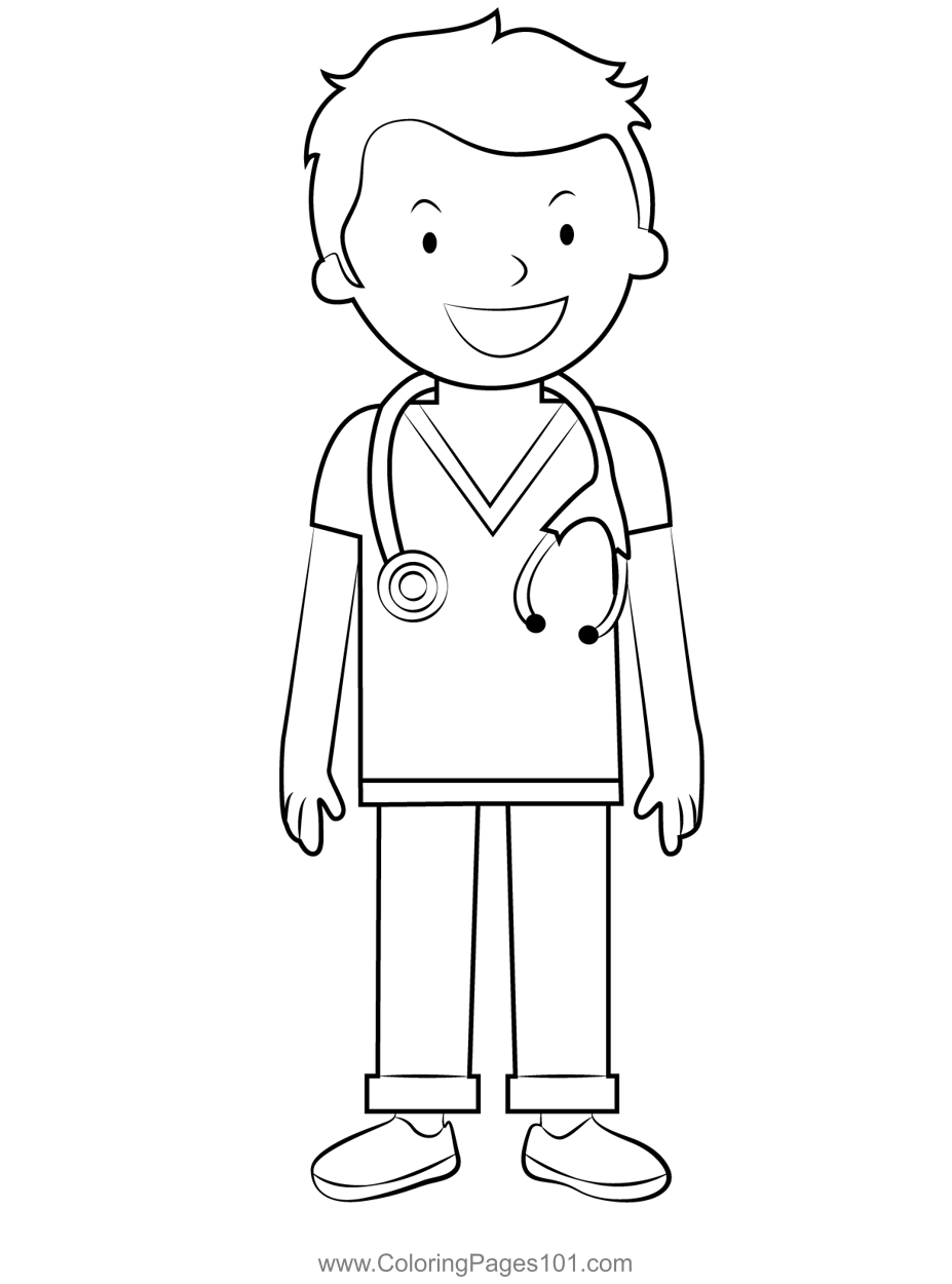 92 Doctor Coloring Pages Printable 67