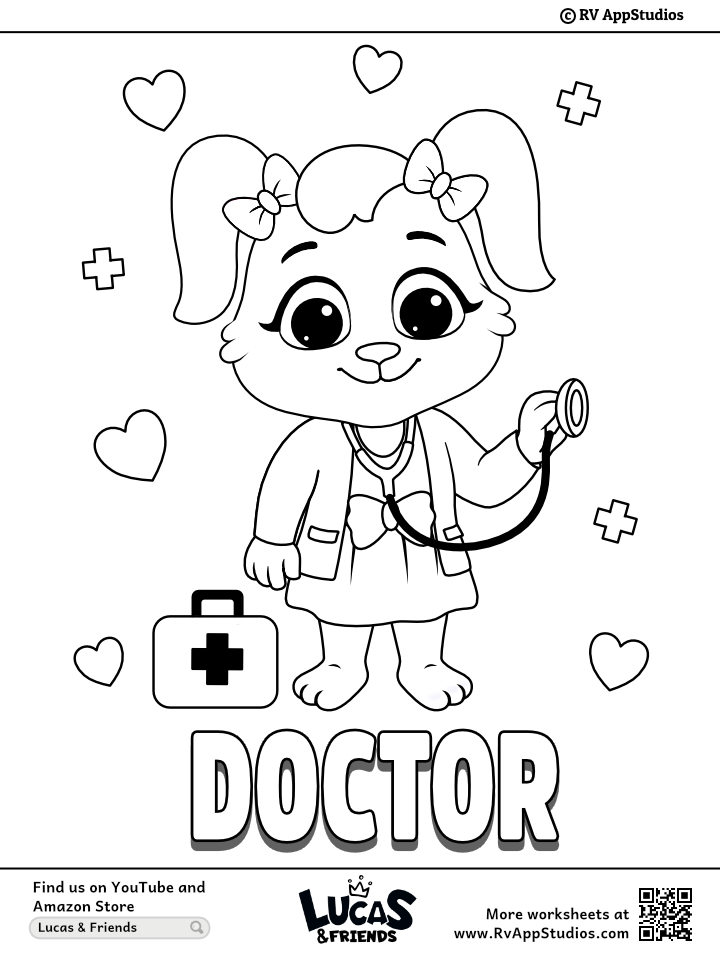 92 Doctor Coloring Pages Printable 69