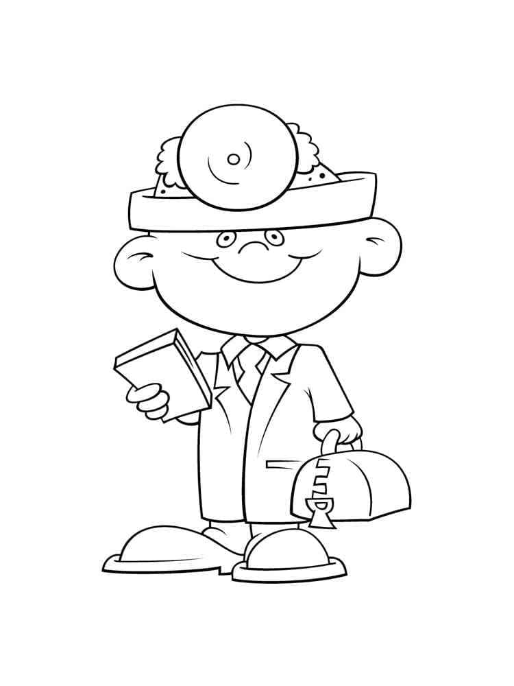 92 Doctor Coloring Pages Printable 8