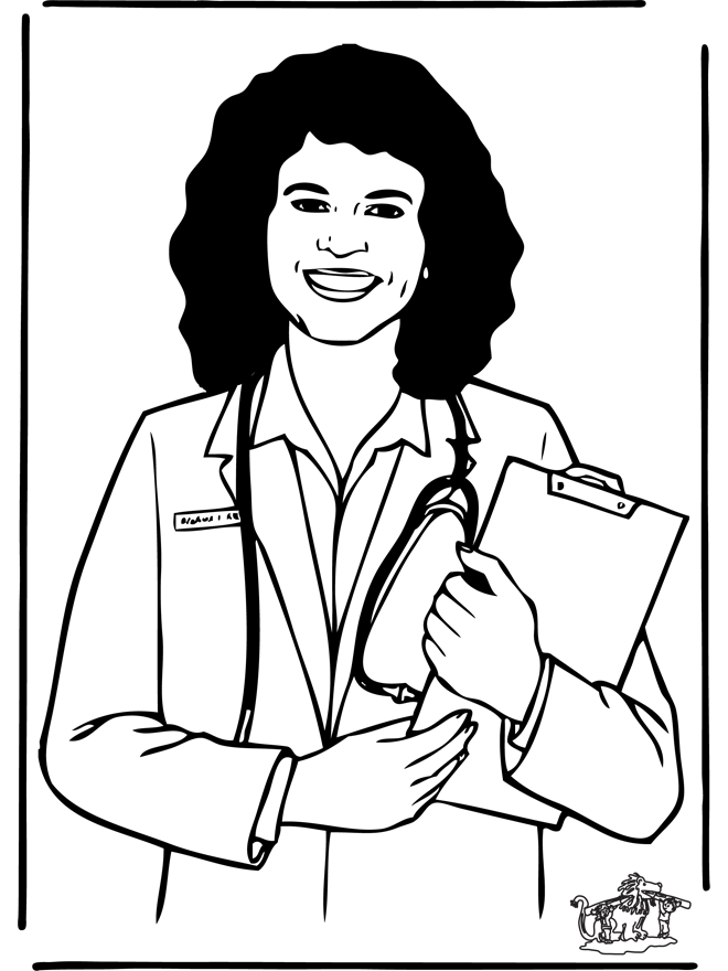 92 Doctor Coloring Pages Printable 85