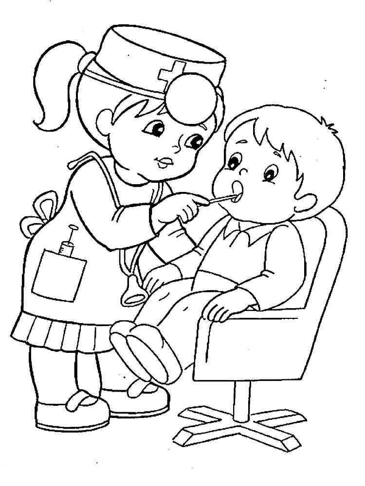 92 Doctor Coloring Pages Printable 86