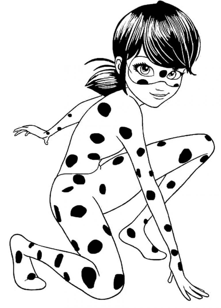 102 Miraculous Ladybug Coloring Pages Printable 102