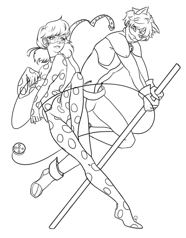 102 Miraculous Ladybug Coloring Pages Printable 11