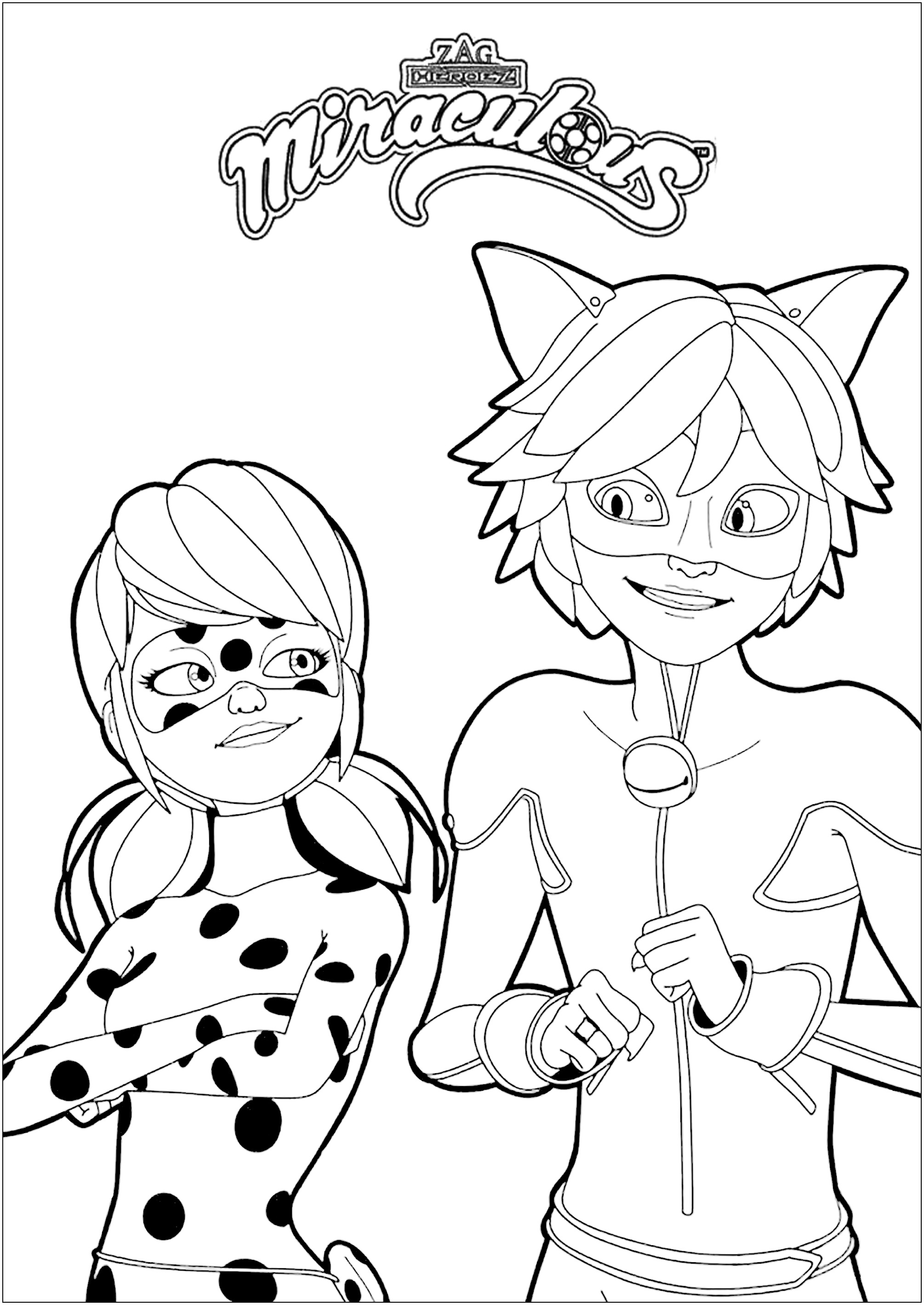 102 Miraculous Ladybug Coloring Pages Printable 13