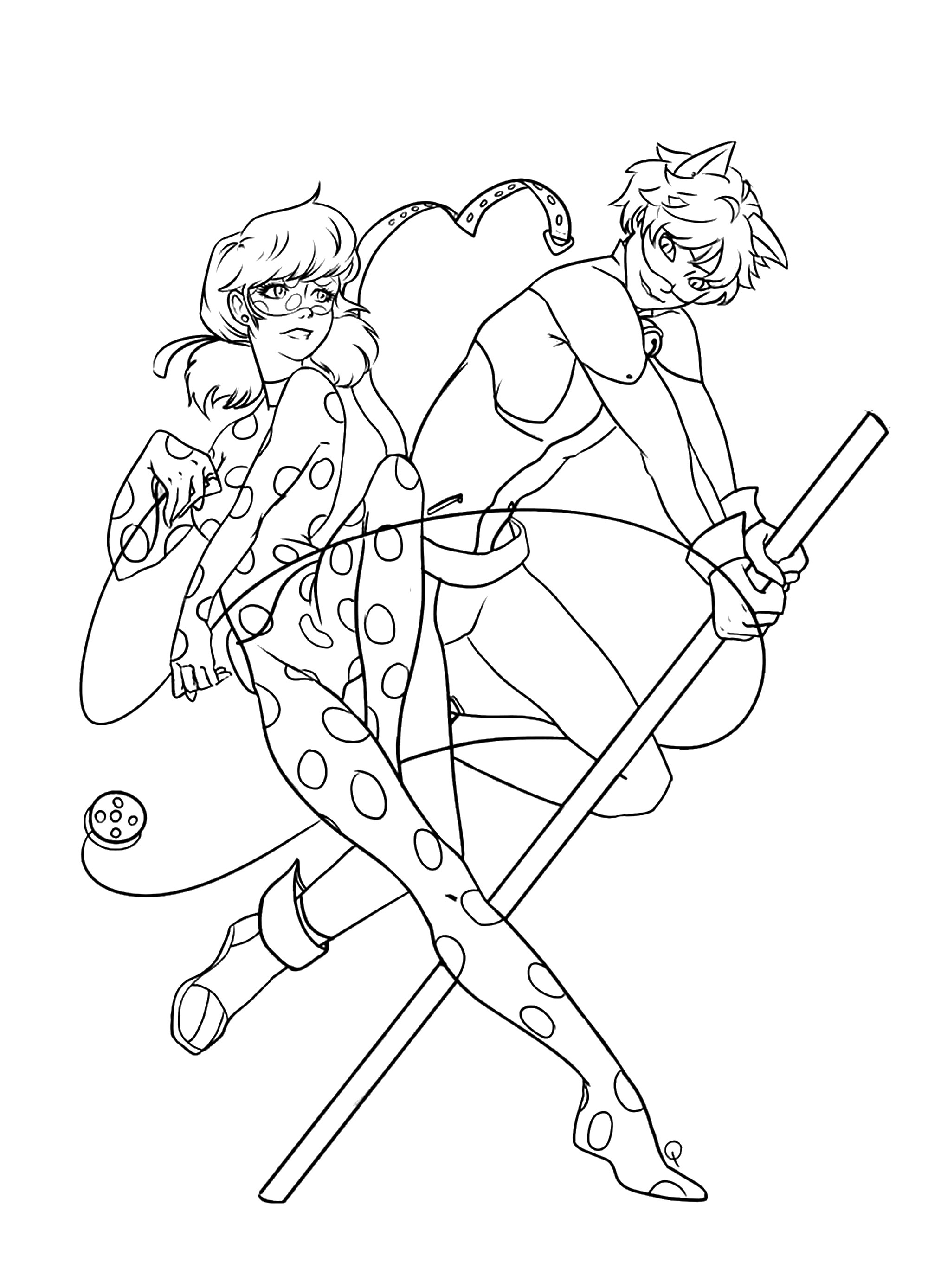 102 Miraculous Ladybug Coloring Pages Printable 15