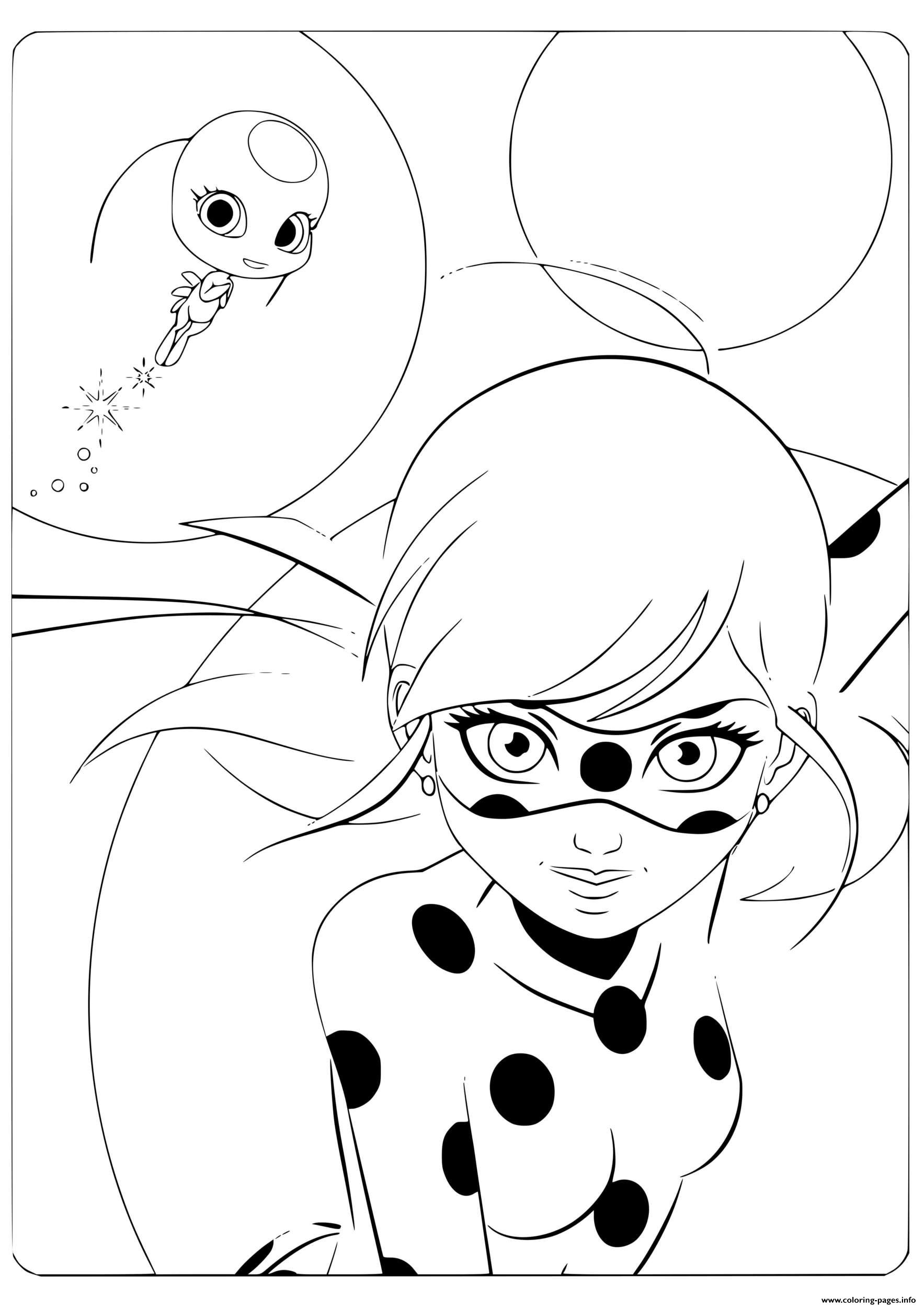 102 Miraculous Ladybug Coloring Pages Printable 16