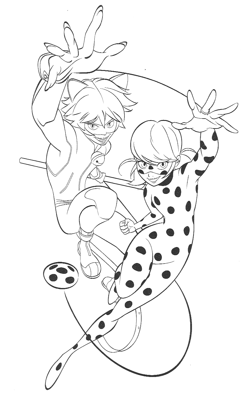 102 Miraculous Ladybug Coloring Pages Printable 2