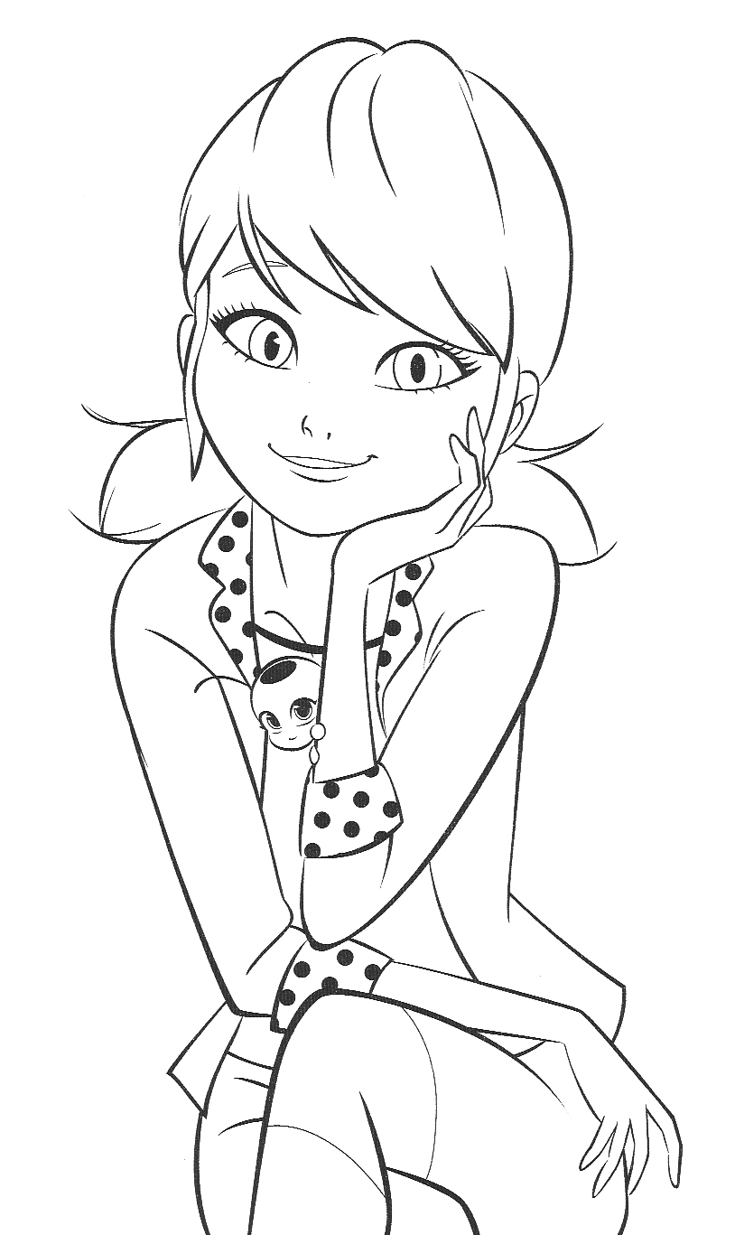 102 Miraculous Ladybug Coloring Pages Printable 27