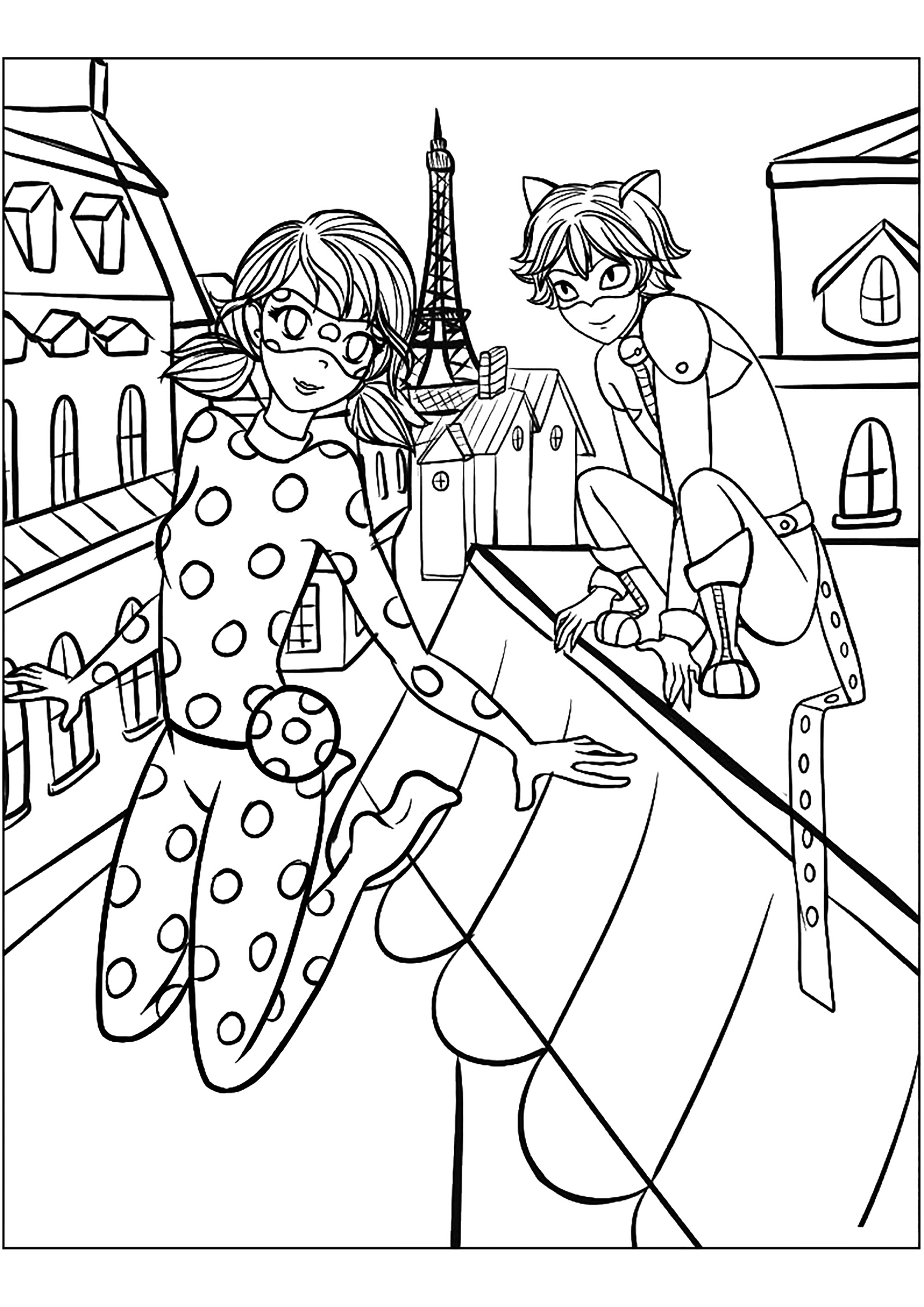 102 Miraculous Ladybug Coloring Pages Printable 28