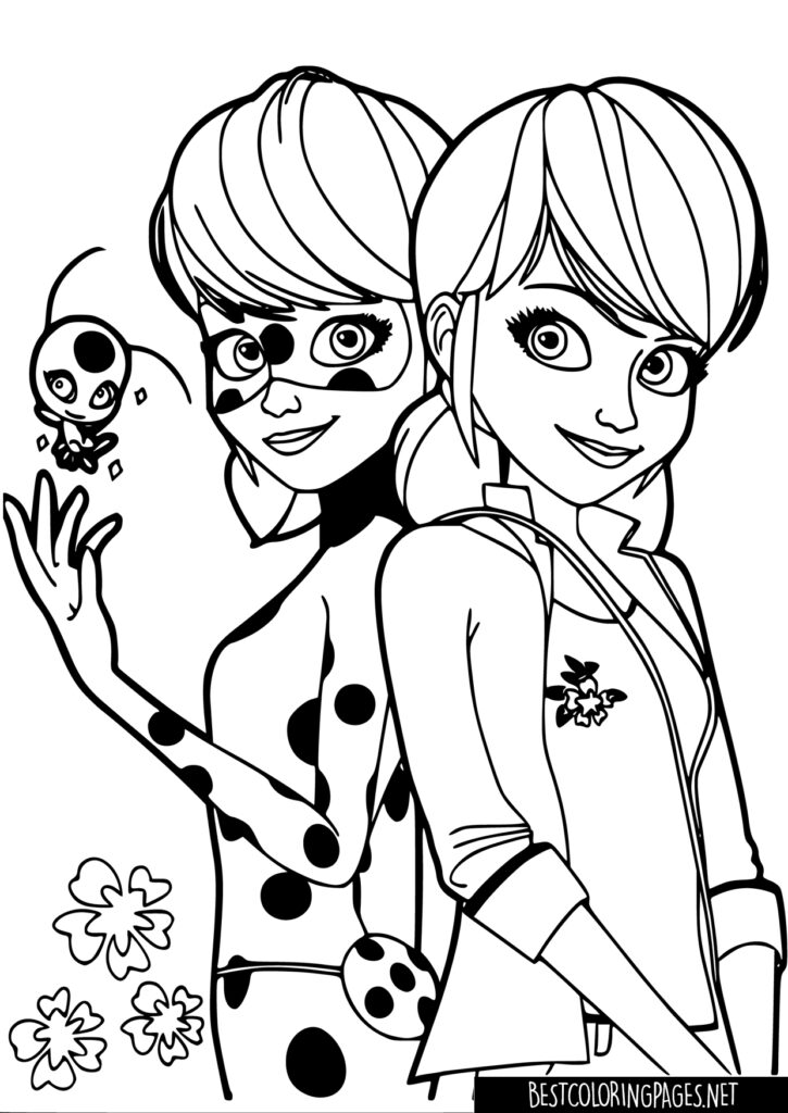 102 Miraculous Ladybug Coloring Pages Printable 30