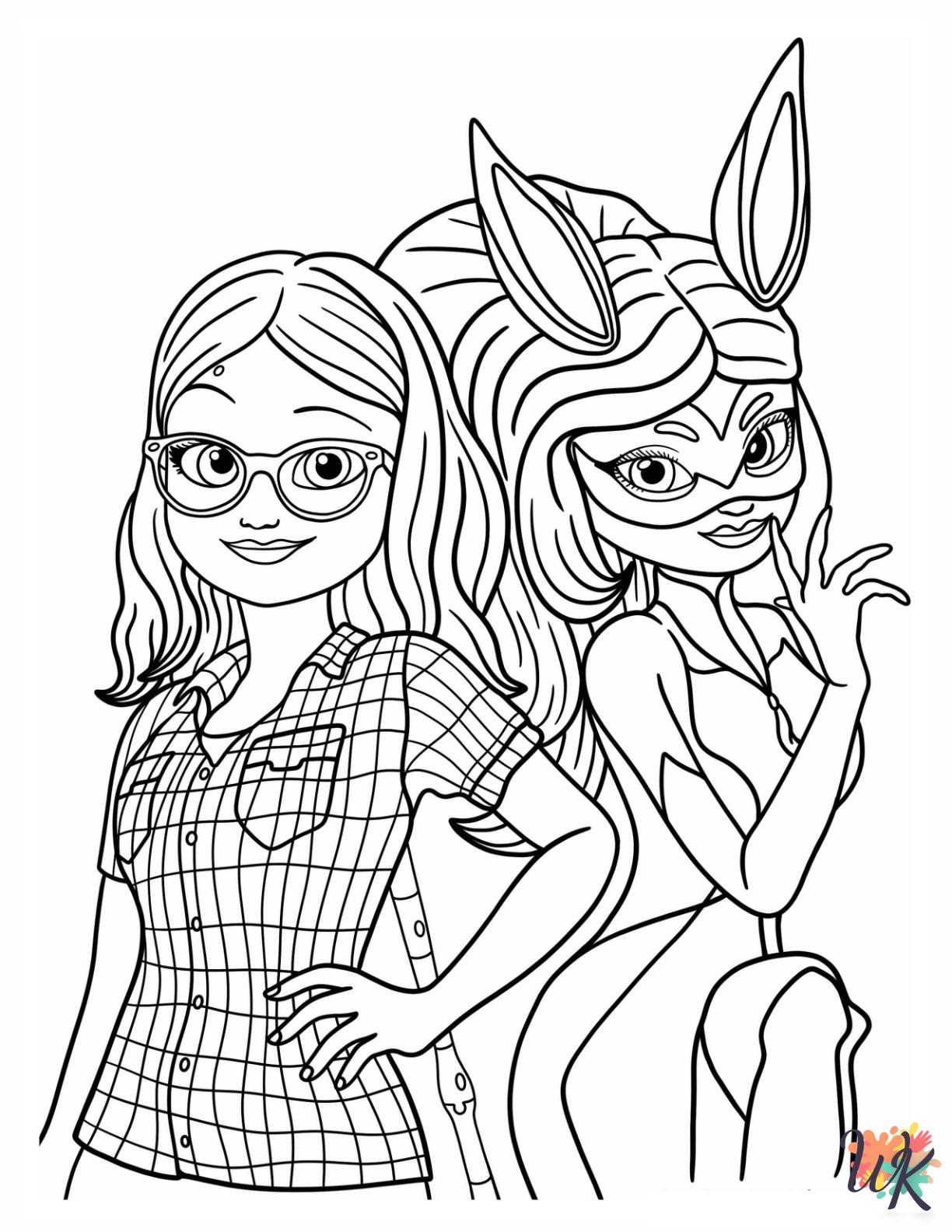 102 Miraculous Ladybug Coloring Pages Printable 4