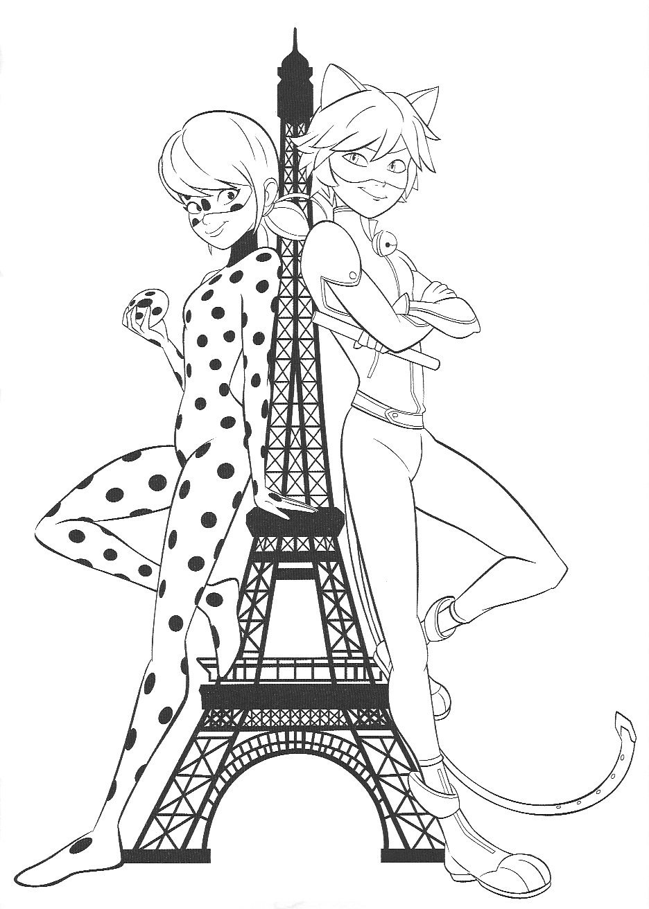 102 Miraculous Ladybug Coloring Pages Printable 43