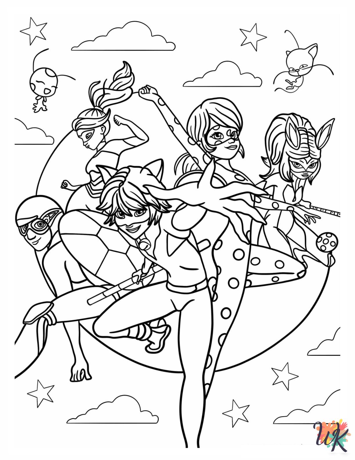 102 Miraculous Ladybug Coloring Pages Printable 44