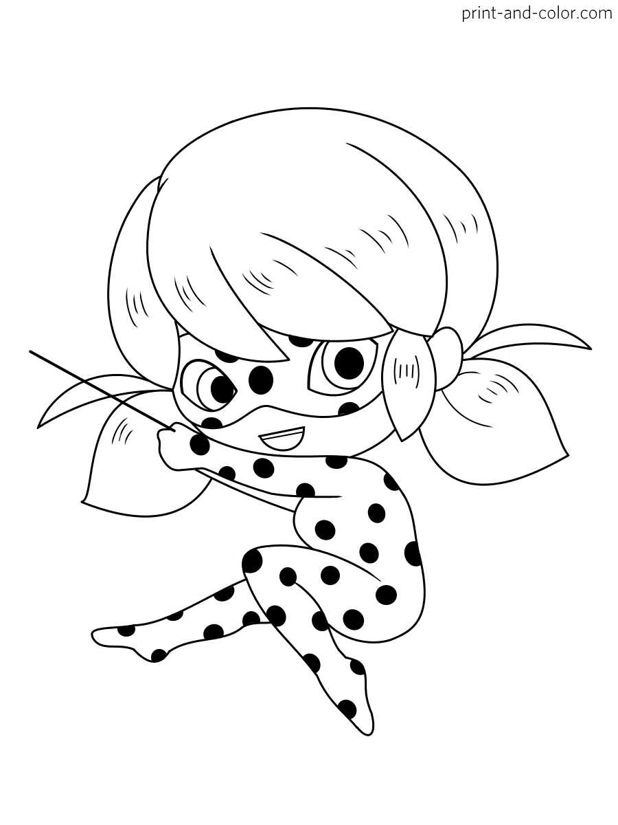 102 Miraculous Ladybug Coloring Pages Printable 48