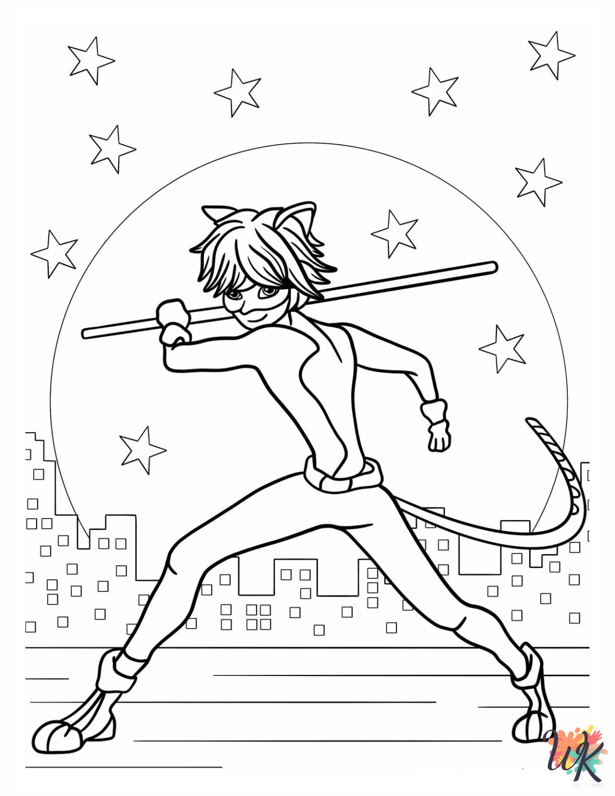 102 Miraculous Ladybug Coloring Pages Printable 5