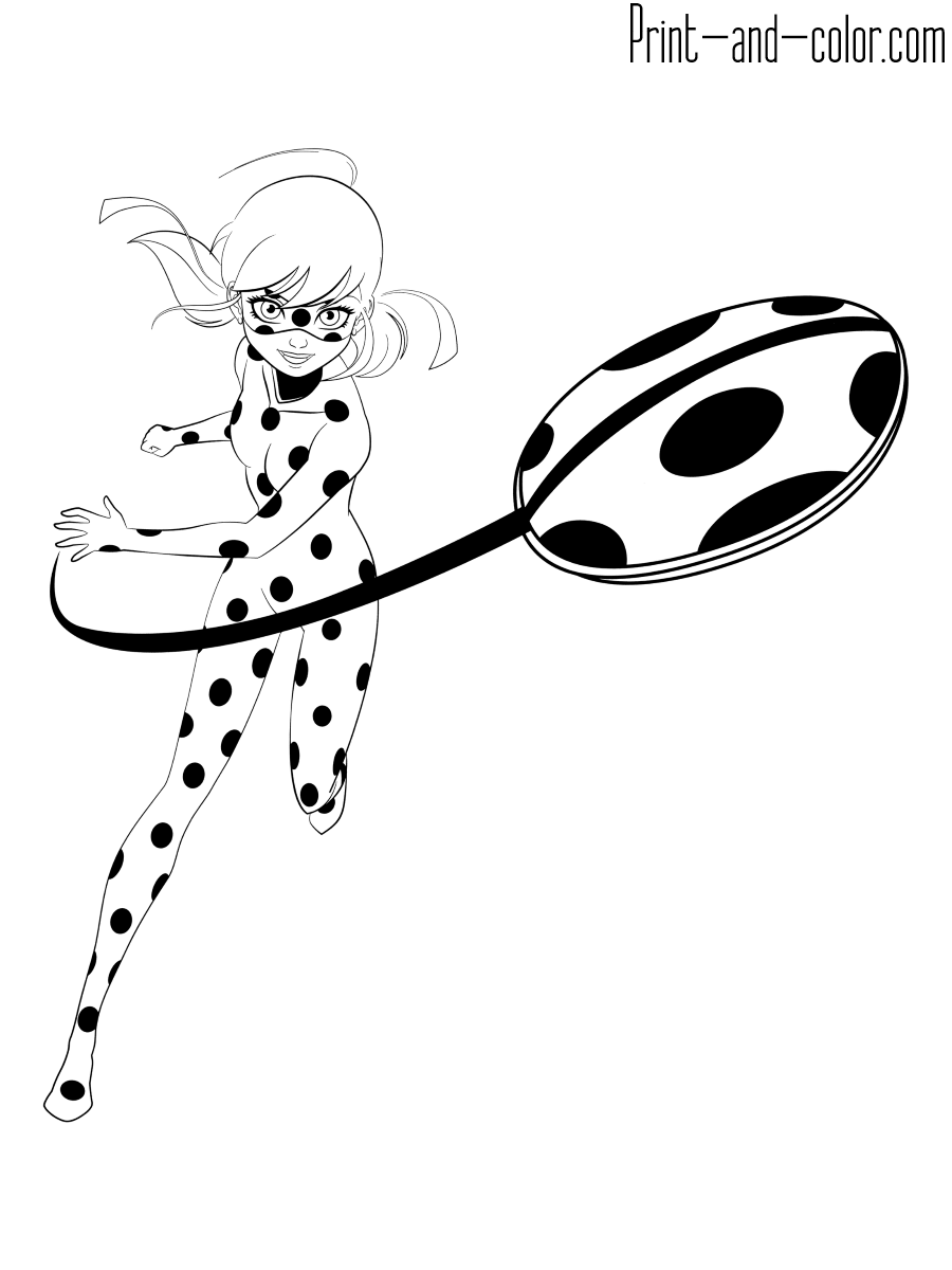 102 Miraculous Ladybug Coloring Pages Printable 7