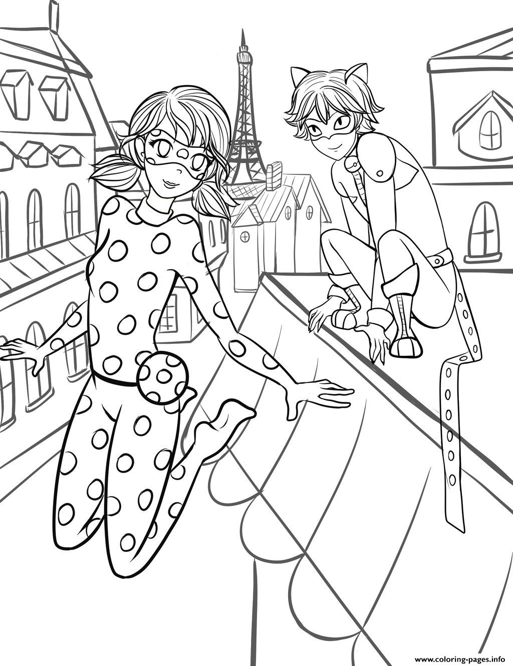 102 Miraculous Ladybug Coloring Pages Printable 82