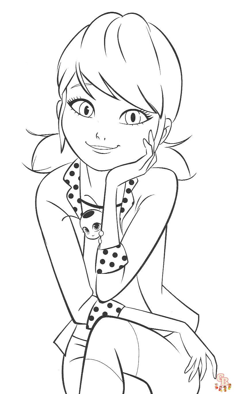 102 Miraculous Ladybug Coloring Pages Printable 83