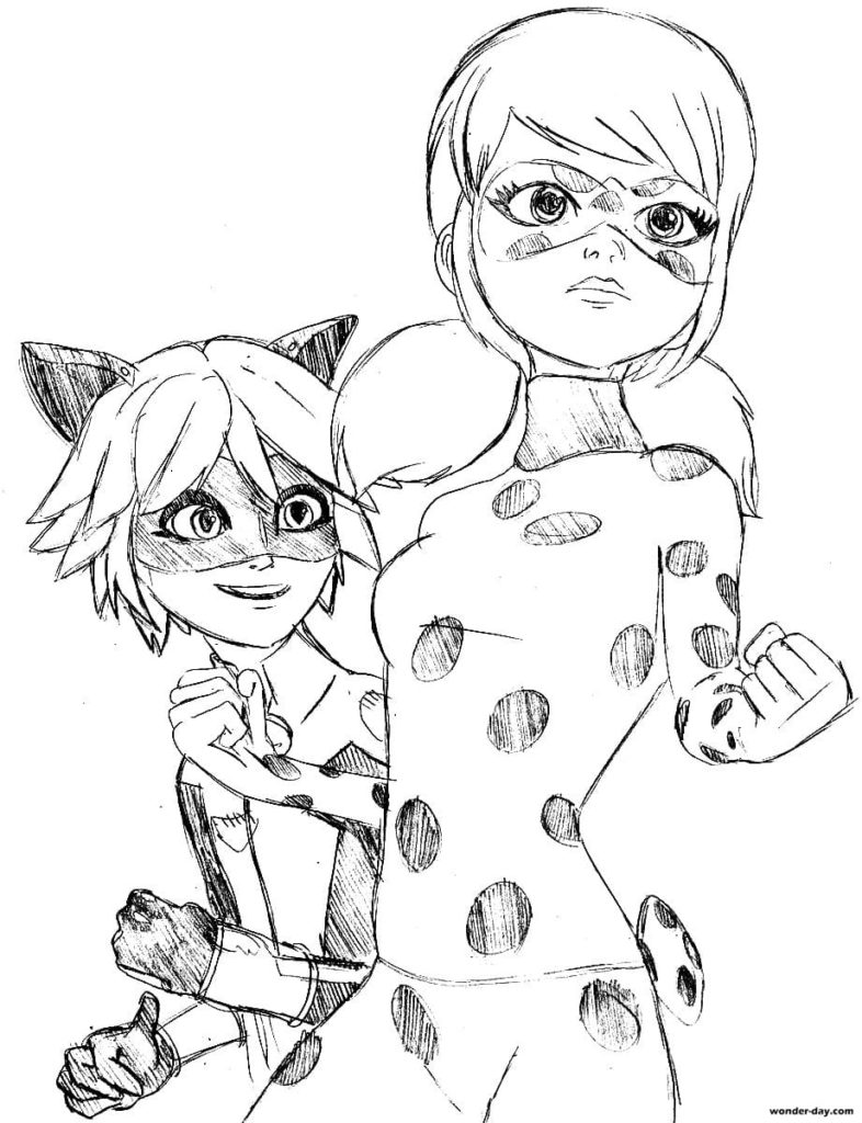 102 Miraculous Ladybug Coloring Pages Printable 84