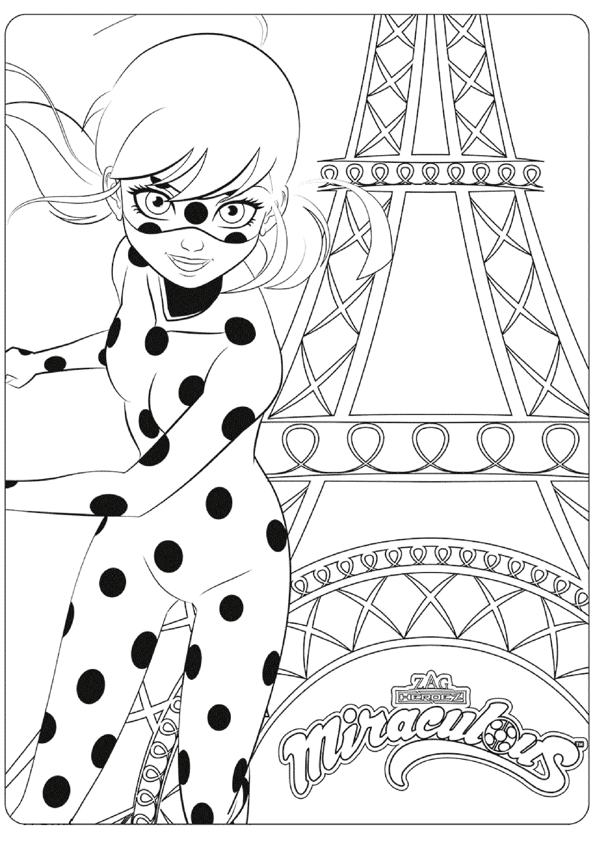 102 Miraculous Ladybug Coloring Pages Printable 95