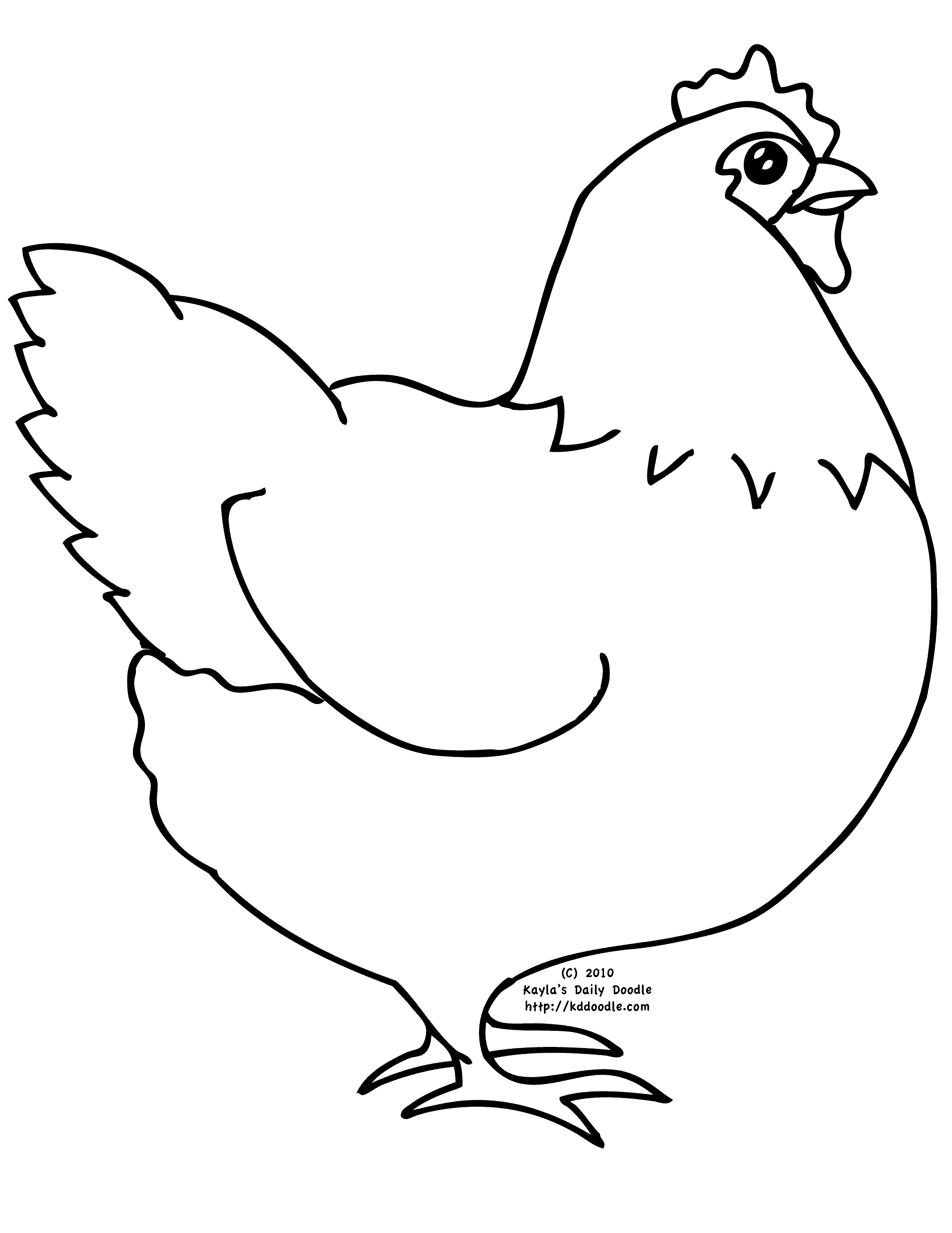 113 Chicken Coloring Pages Free Printable 101