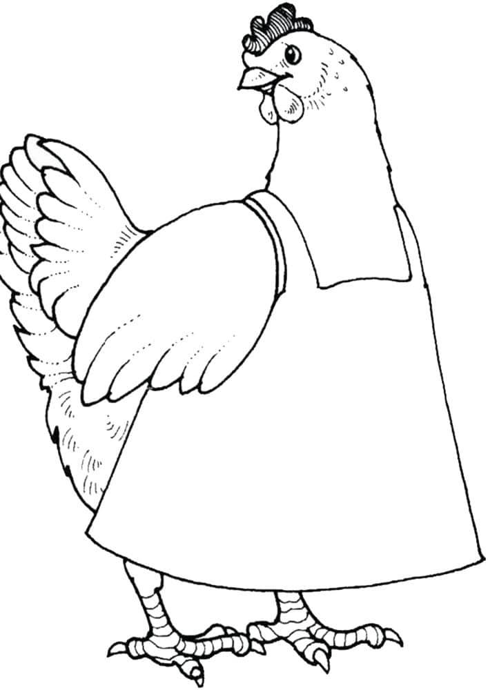 113 Chicken Coloring Pages Free Printable 102