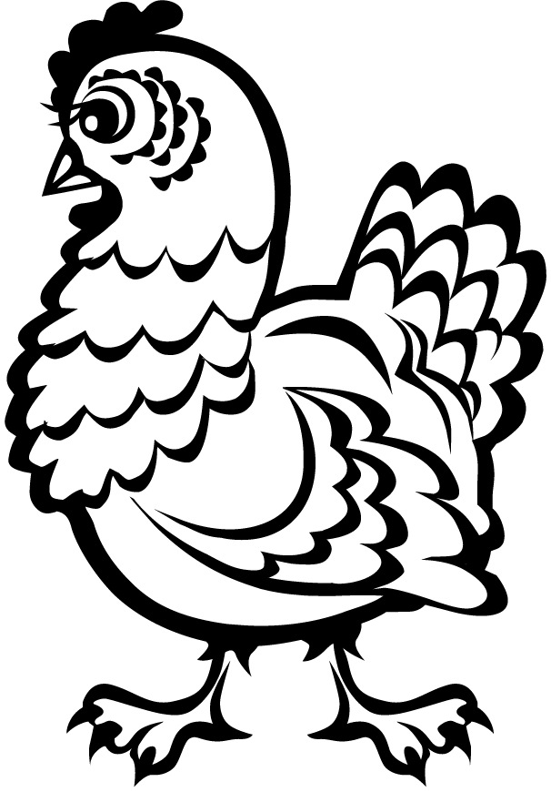 113 Chicken Coloring Pages Free Printable 23