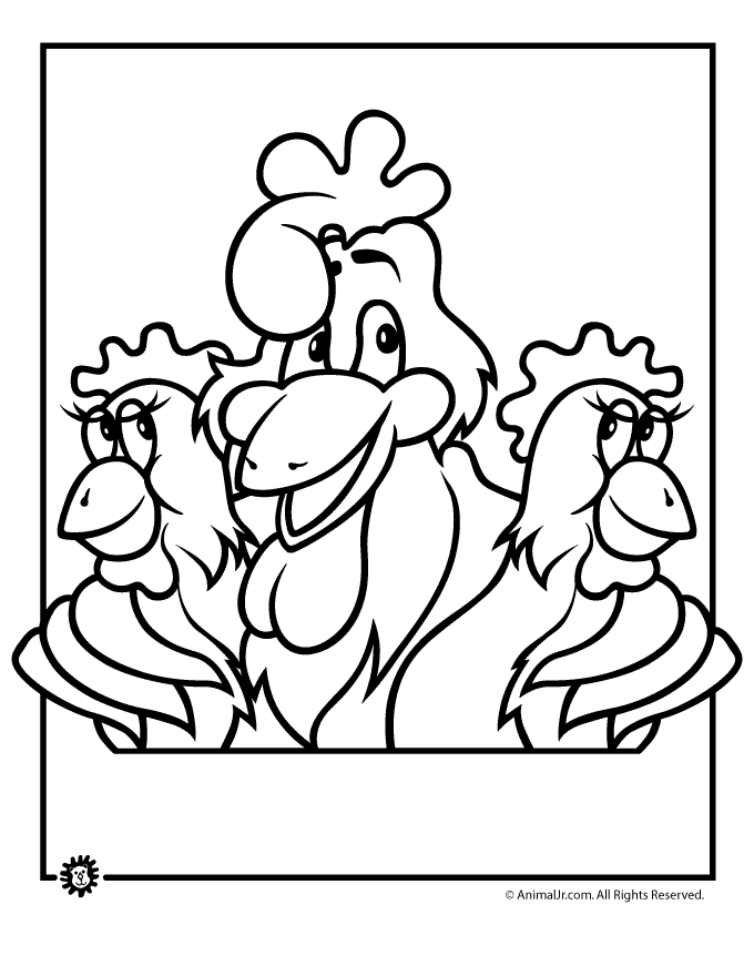 113 Chicken Coloring Pages Free Printable 40