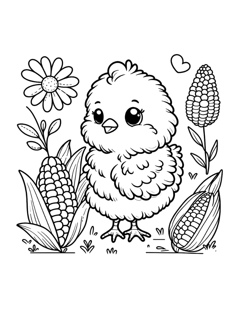 113 Chicken Coloring Pages Free Printable 44