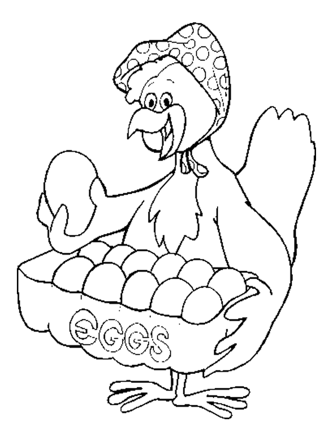 113 Chicken Coloring Pages Free Printable 48