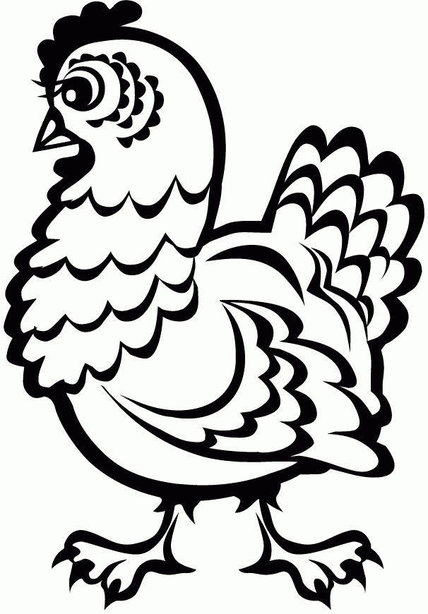 113 Chicken Coloring Pages Free Printable 57