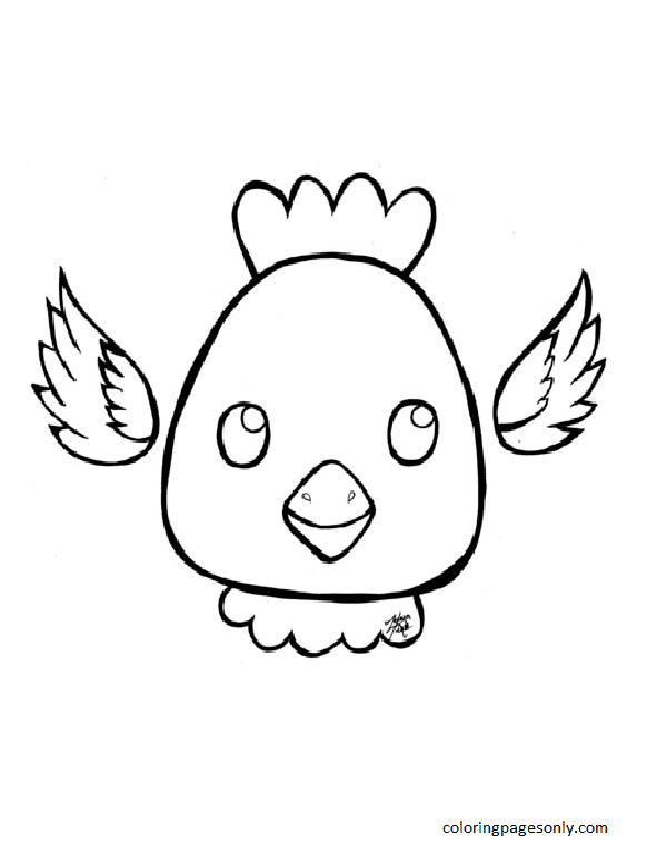 113 Chicken Coloring Pages Free Printable 67