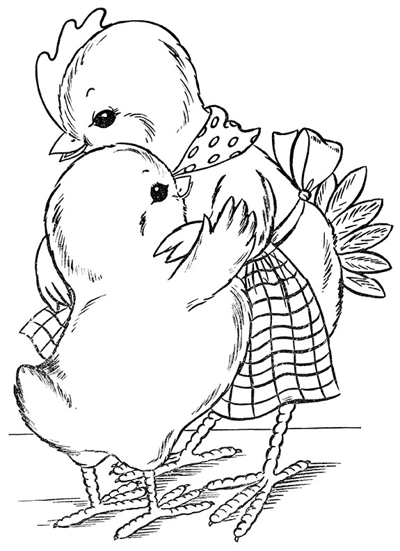 113 Chicken Coloring Pages Free Printable 77