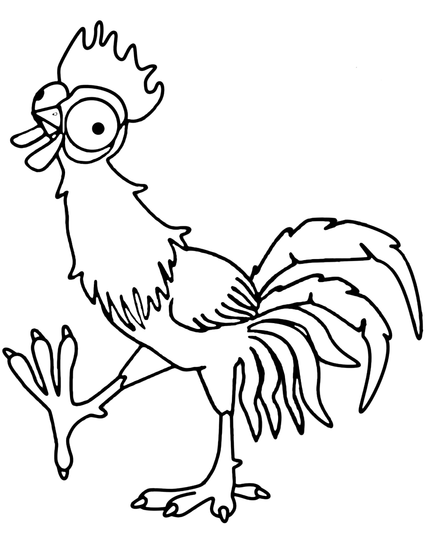 113 Chicken Coloring Pages Free Printable 99