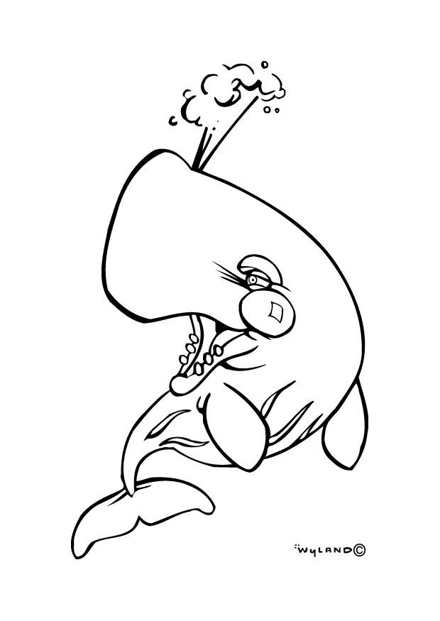 113 Whale Coloring Pages for Kids Printable 26